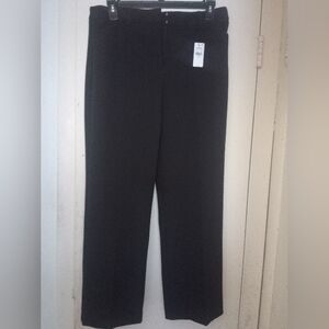 EXPRESS Editor Mid Rise Slim Trouser Pant| BLACK 12R